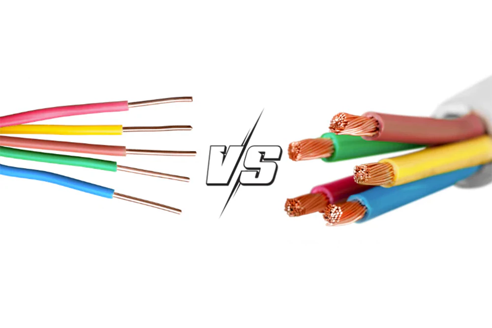 کابل مفتول بهتر است یا کابل افشان