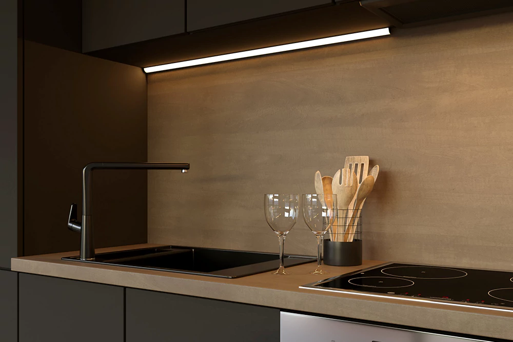 نصب چراغ زیر کابینتی