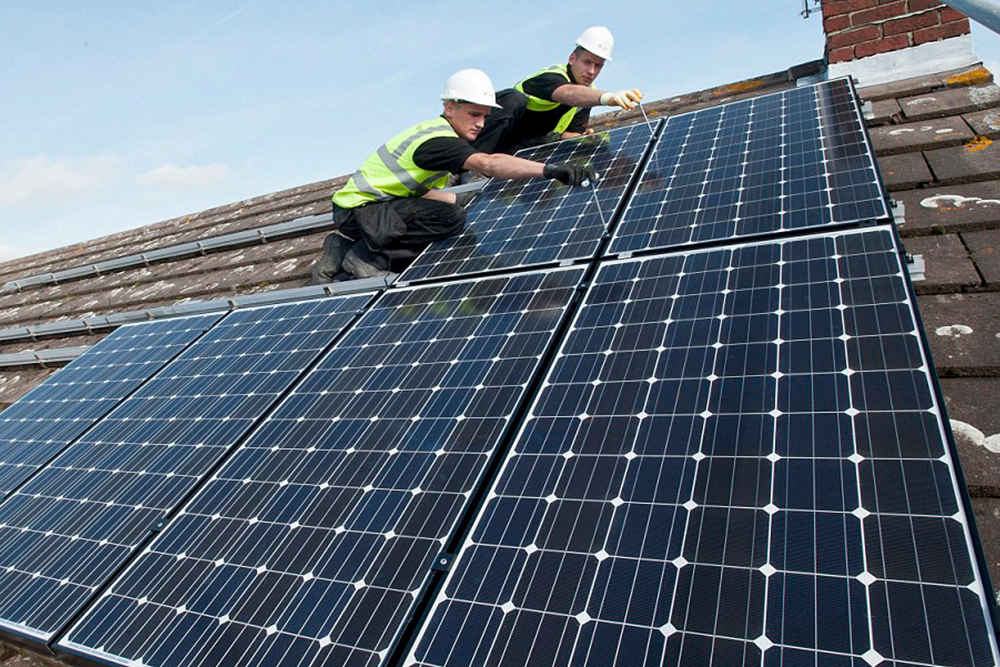 نصب پنل خورشیدی