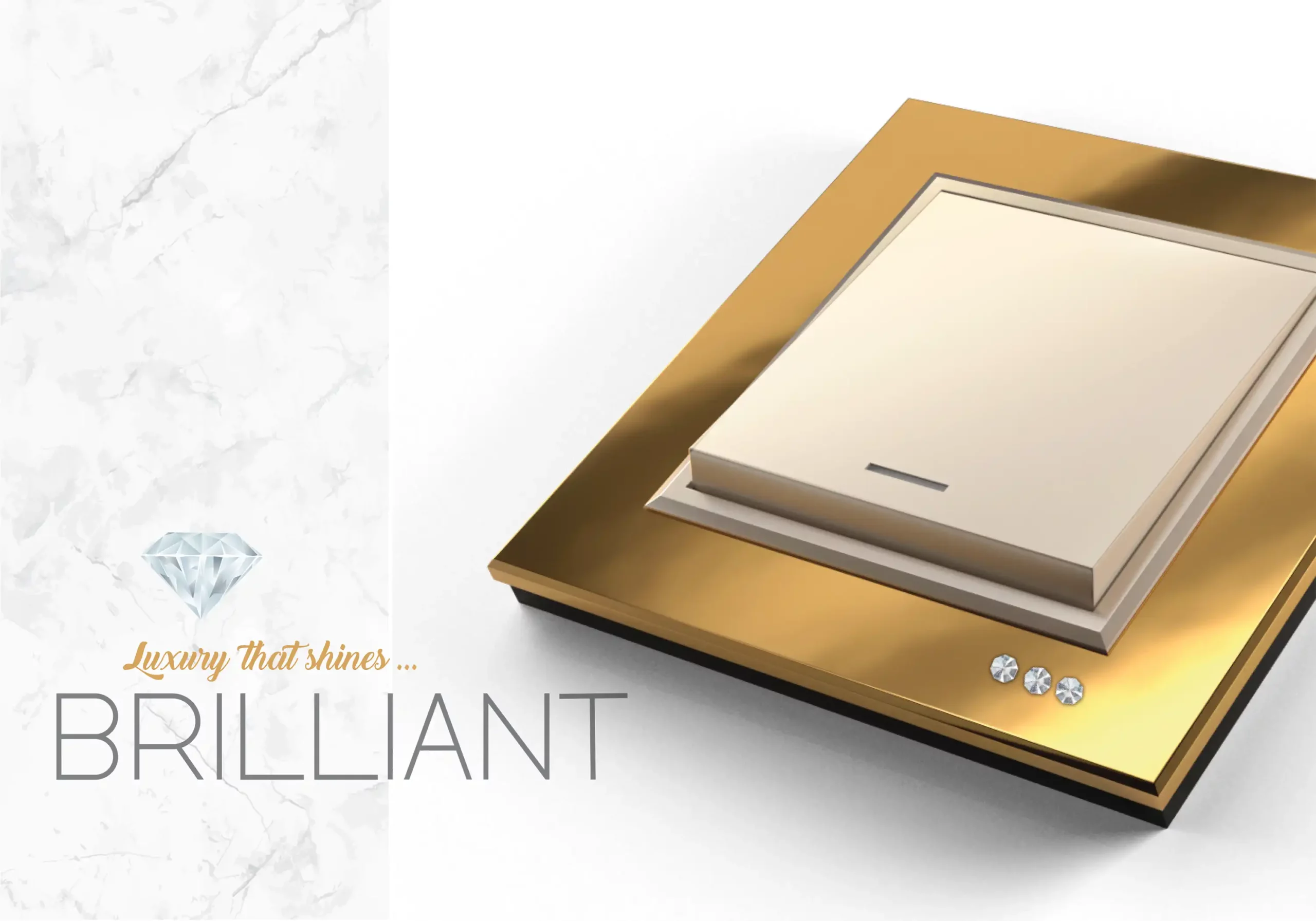 کاتالوگ کلید و پریز ایران الکتریک مدل برلیان