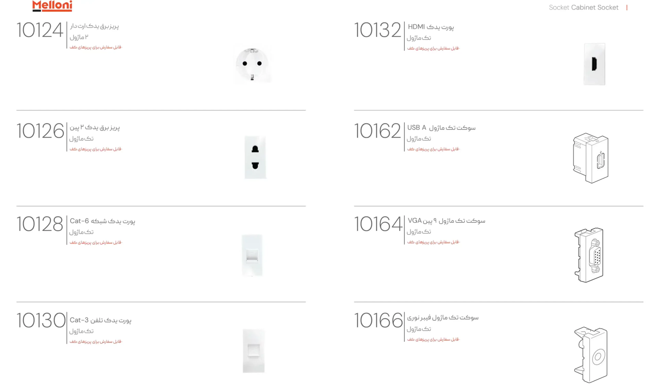 کاتالوگ پورت ملونی