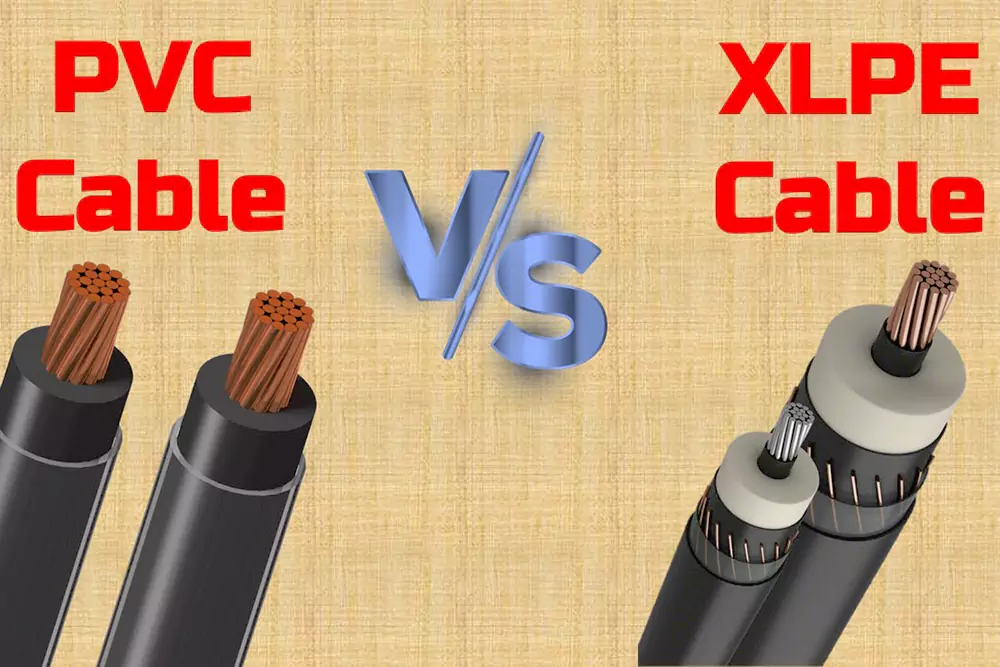 فرق کابل pvc با xlpe