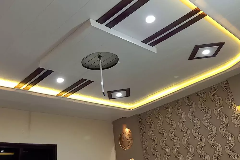 نصب ریسه شلنگی روی کناف
