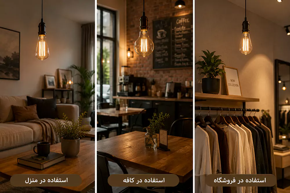 کاربردهای لامپ ادیسونی