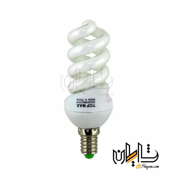 لامپ کم مصرف پیچی 13 وات تاپ مکس سفید