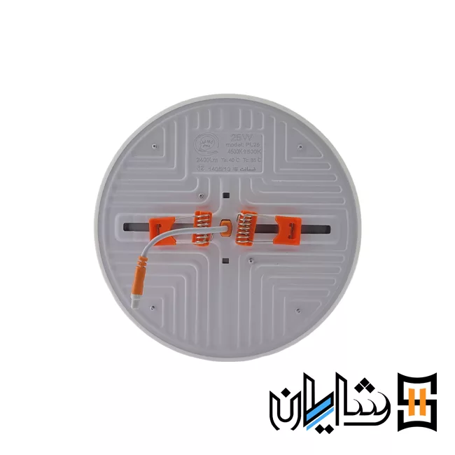 پنل فولایت سایزشو گرد توکار 25 وات نیکانور پریسان2