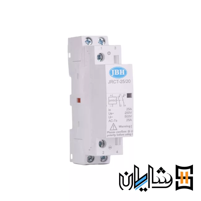 کنتاکتور 2 پل اتوماتیک 25 آمپر 220 ولت 2 باز JBH|جی بی اچ