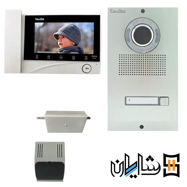 پکیج آیفون تصویری سه واحدی کالیوز K70 با پنل نفیس