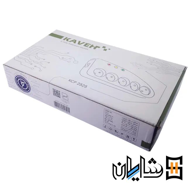 محافظ 5 راهی لوازم صوتی تصویری بدون ارت کاوه با کابل 1.5 متر1