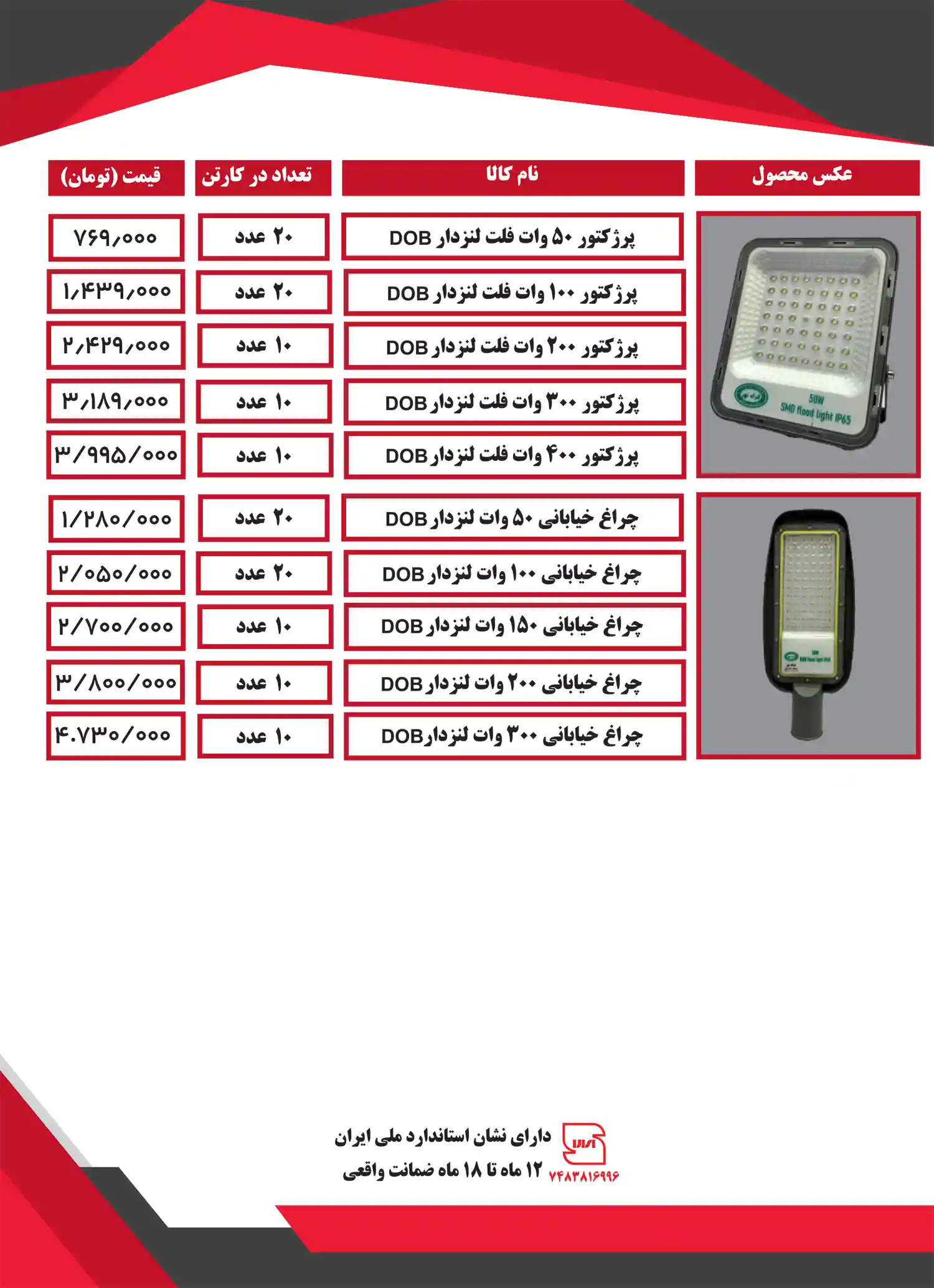 Farah Noor Price List December 6