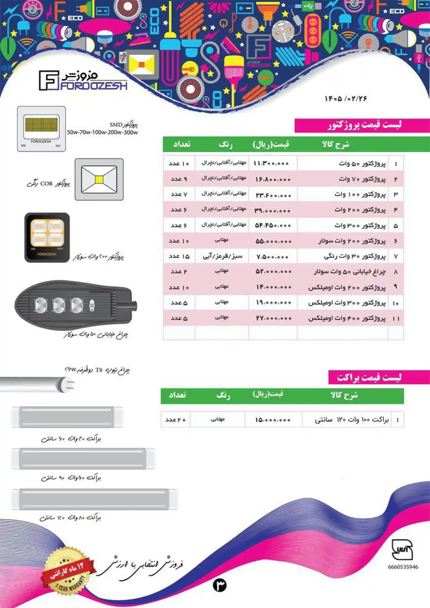 Foruzesh price list 27ordibehesht3