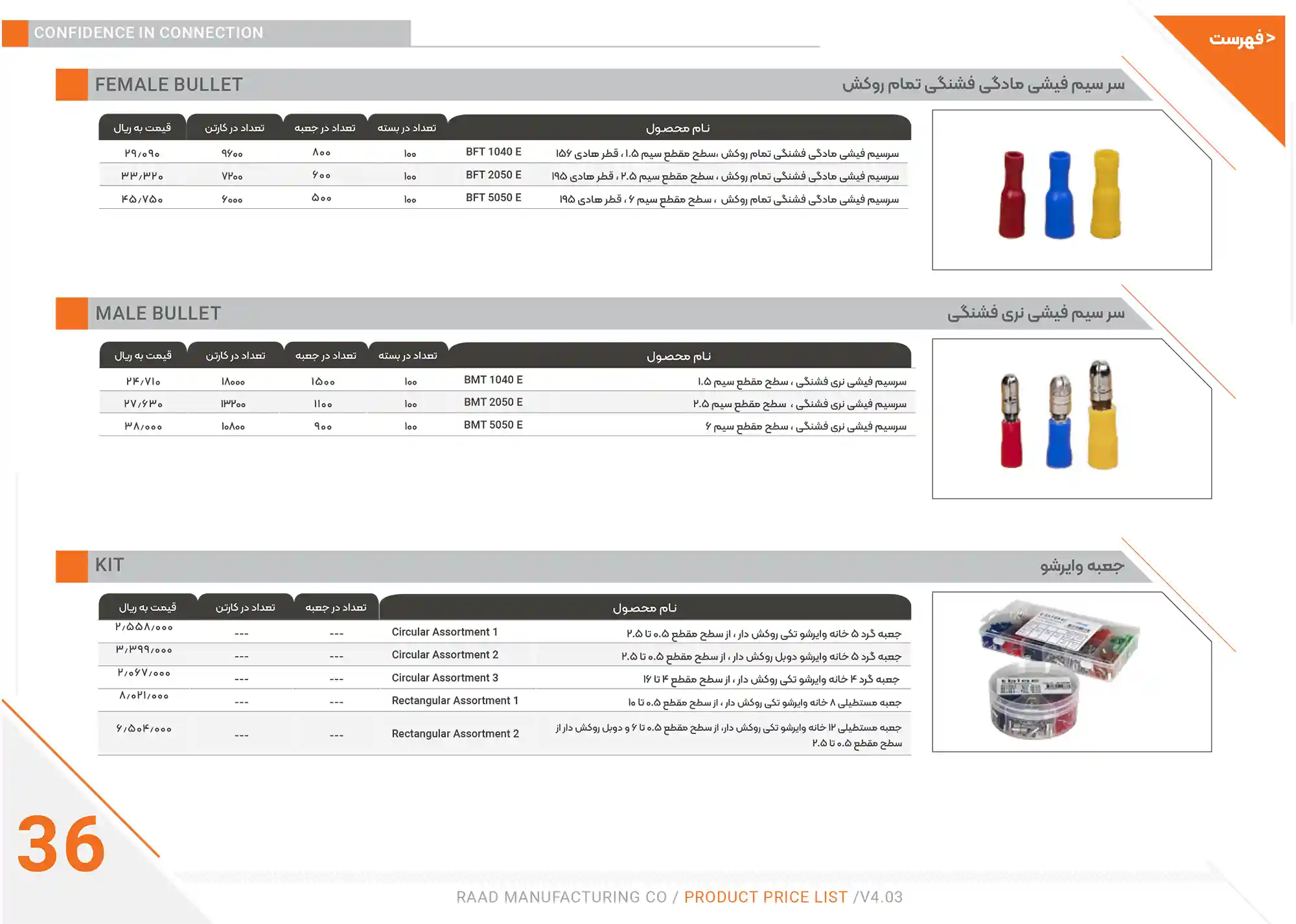 Raad Electric Price List December39
