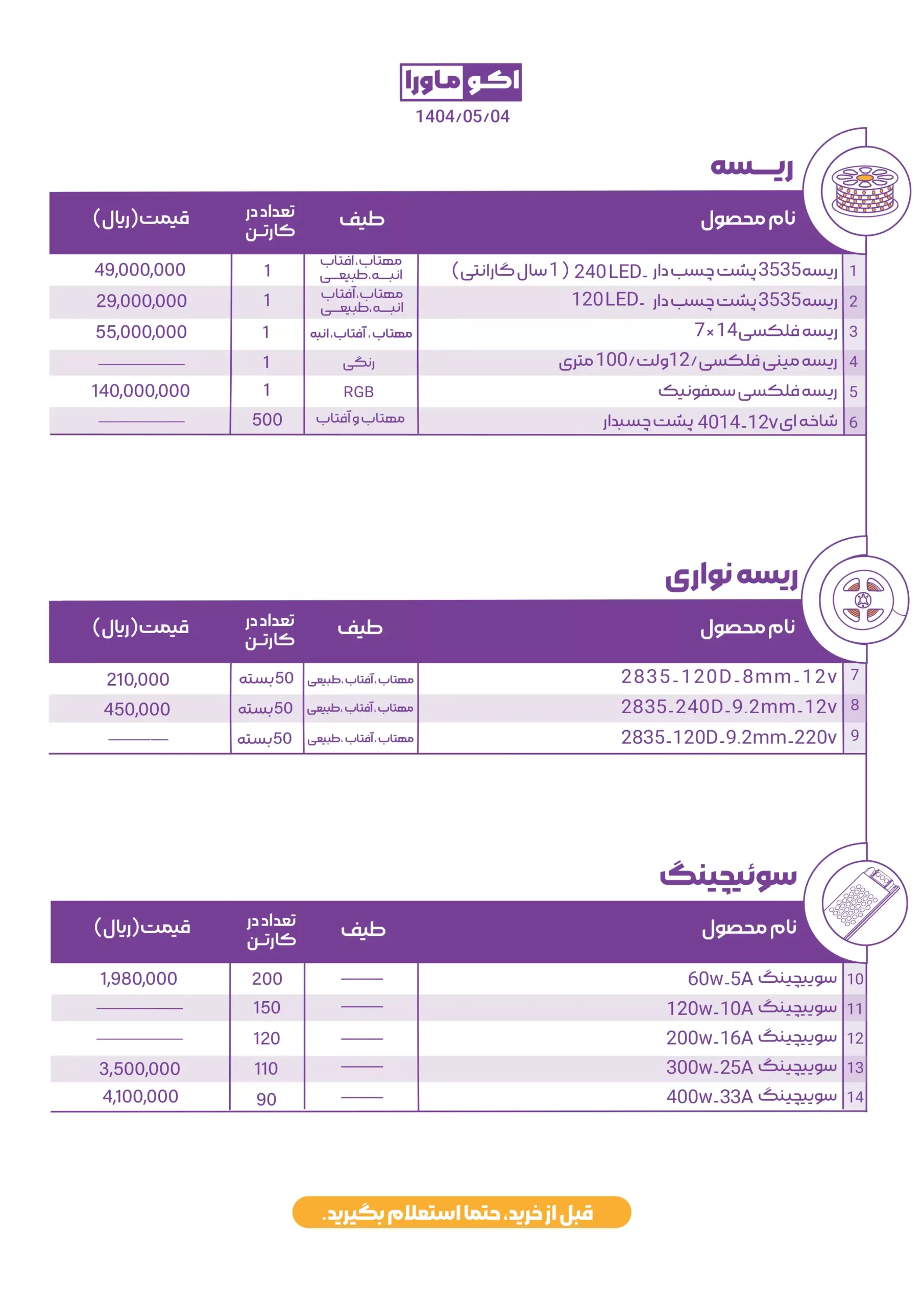 eco mavara price list scaled