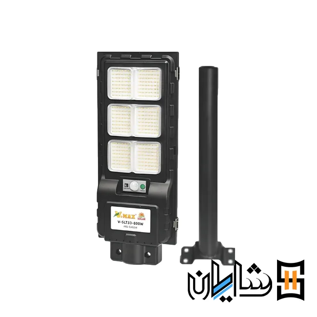 چراغ خیابانی خورشیدی ویمکس 800 وات V-SLT99-800-W (IR-V73800)1