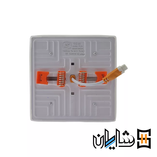 پنل فولایت سایزشو مربع توکار 16 وات نیکانور1