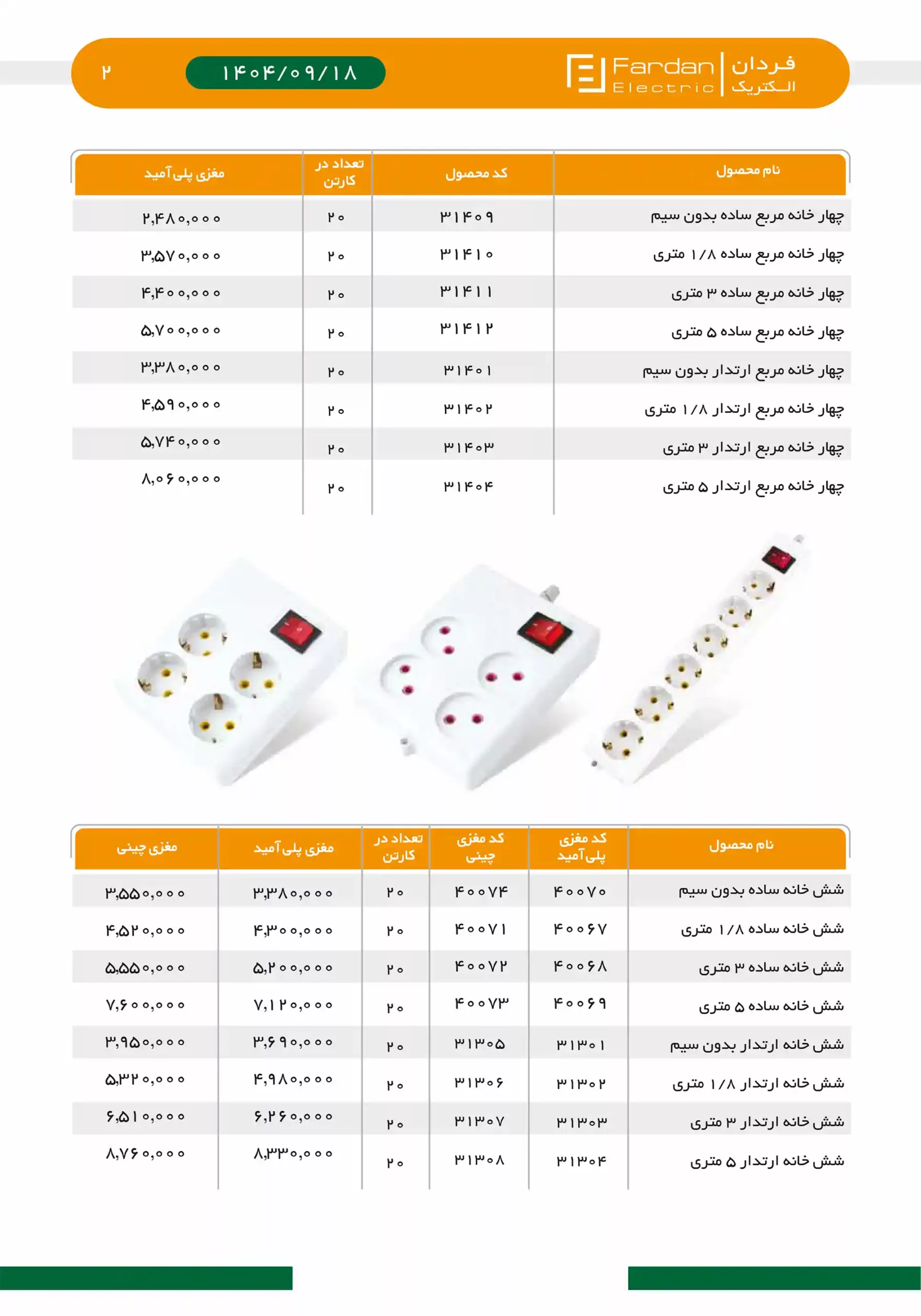 Fardan Electric Price List December 1 scaled