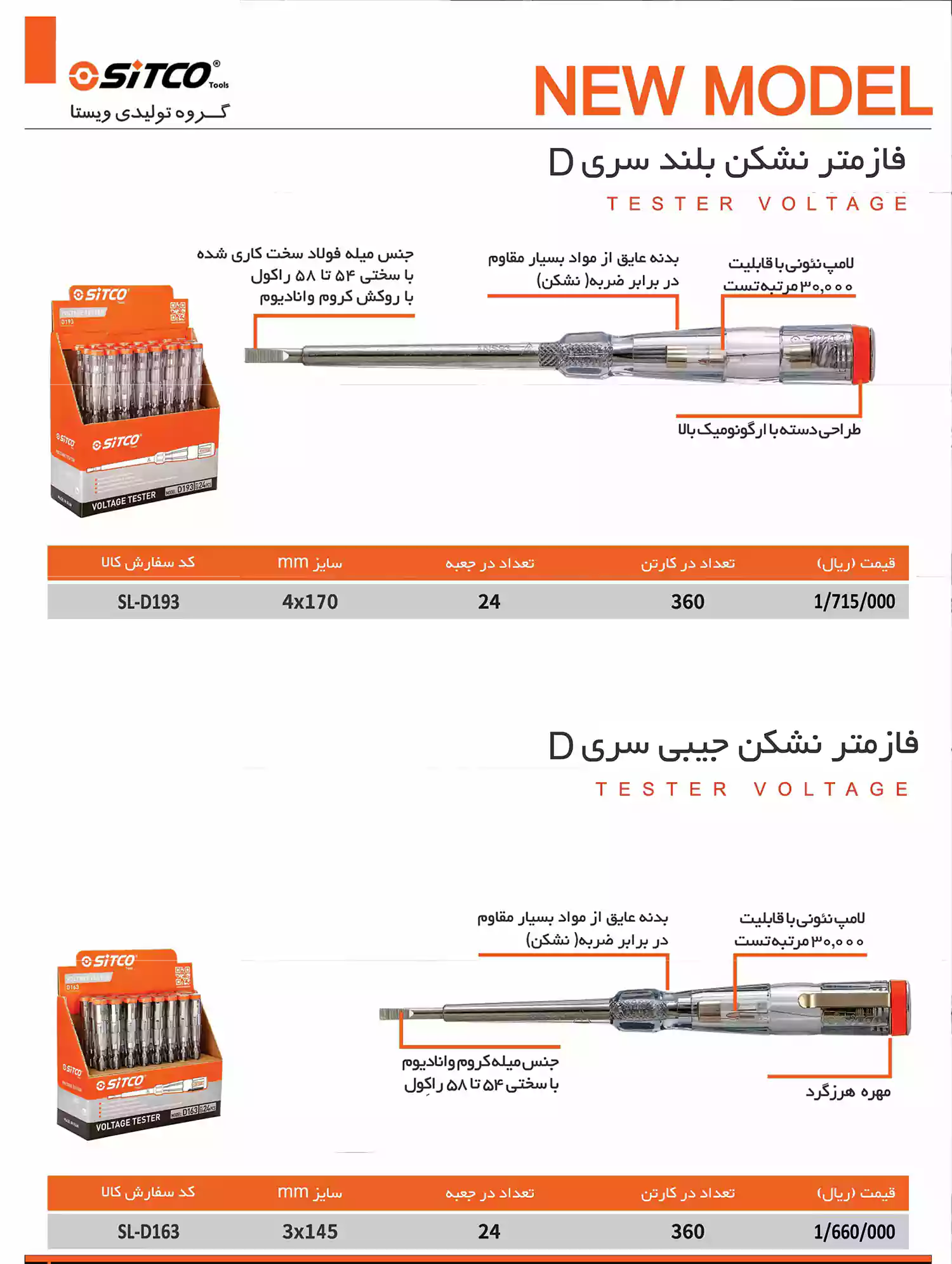 لیست قیمت محصولات سیتکو