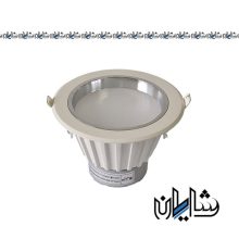 چراغ سقفی توکار 8 وات افراتاب سری silver