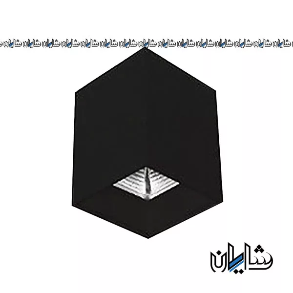 چراغ سقفی روکار کیوب 32 وات بدنه مشکی EDC
