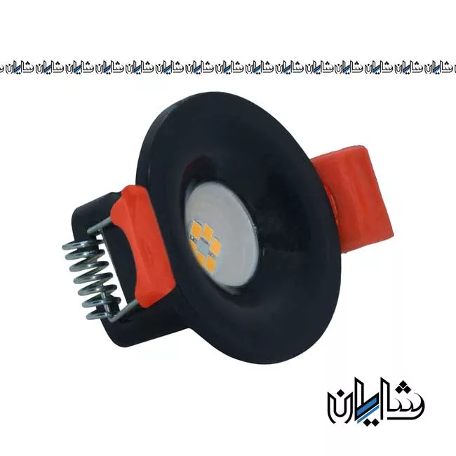 چراغ چشمی 3 وات بدنه مشکی لنزی زانیس