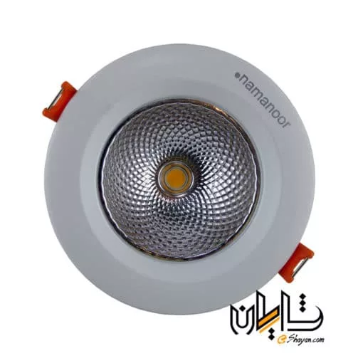 چراغ ال ای دی توکار نمانور 12 وات سری E سی او بی