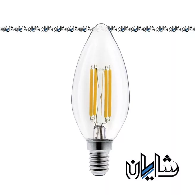 لامپ شمعی فیلامنتی کندل 4 وات شفاف ZFR