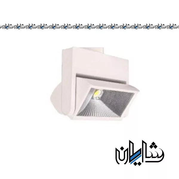 چراغ ریلی فروشگاهی مستطیل بدنه سفید 50 وات EDC