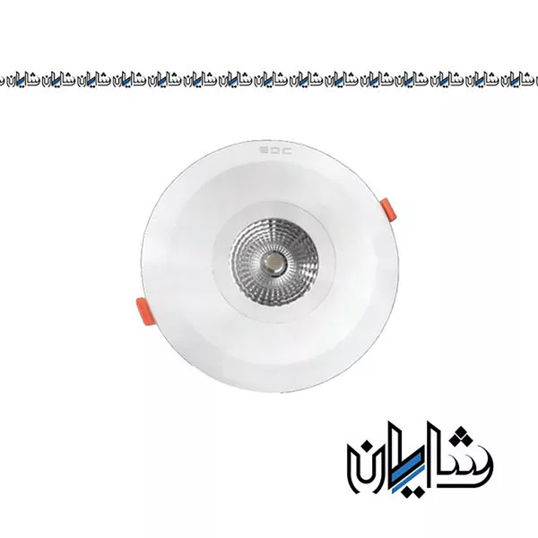 چراغ سقفی توکار 7 وات COB لنز دار EDC