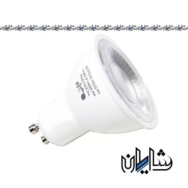 لامپ هالوژنی لنزدار 7 وات SMD با سرپیچ GU10 افراتاب