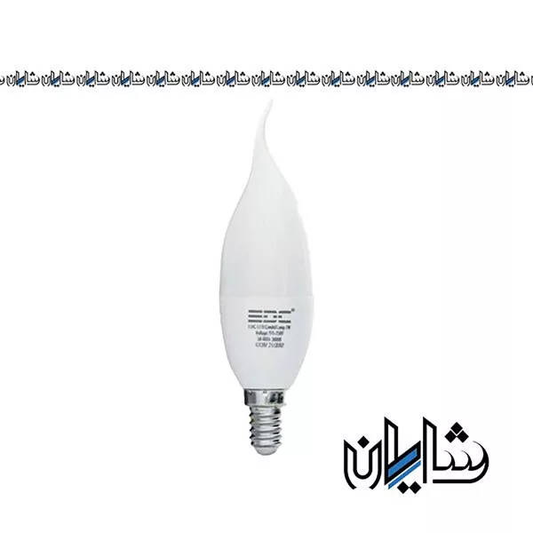 لامپ ال ای دی شمعی اشکی 7 وات مات EDC مدل S
