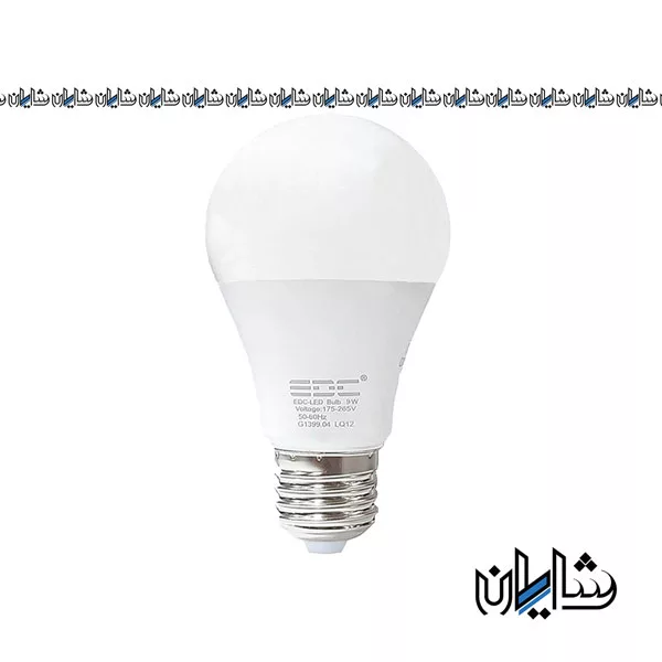 لامپ ال ای دی حبابی 9 وات EDC مدل A60 سری S