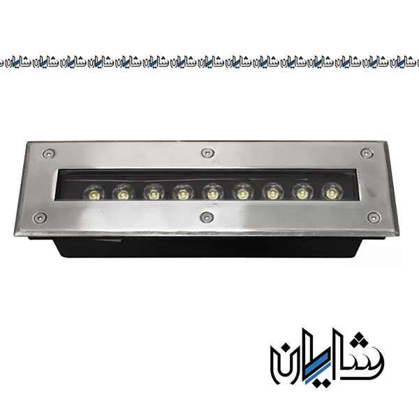 چراغ دفنی 9 وات مستطیل ماهرخ