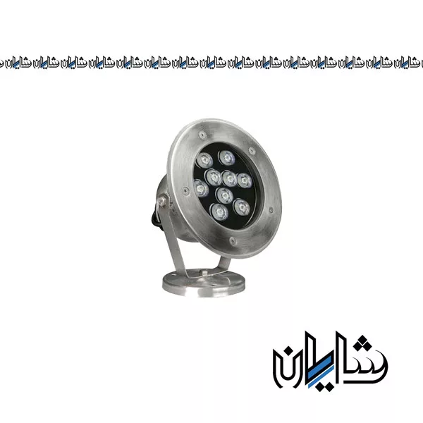 چراغ استخری 9 وات RGB گرد پایه دار EDC