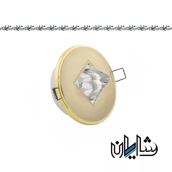 چراغ هالوژن دور طلایی ECD مدل A07