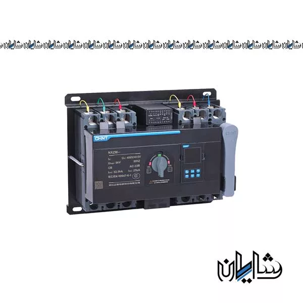 کلید اتوماتیک 630 آمپر دو طرفه موتوردار 3 پل چینت مدل NXZM-630H