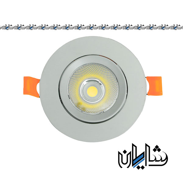 چراغ سقفی COB توکار 7 وات ثابت اپتونیکا