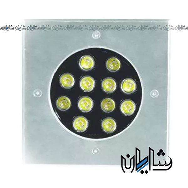 چراغ دفنی 12 وات مربع ماهرخ