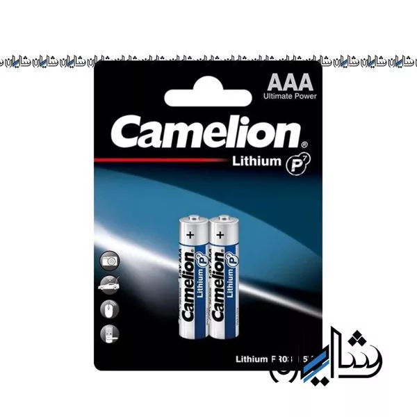 باتری نیم قلمی کملیون مدل لیتیوم بسته 2 عددی