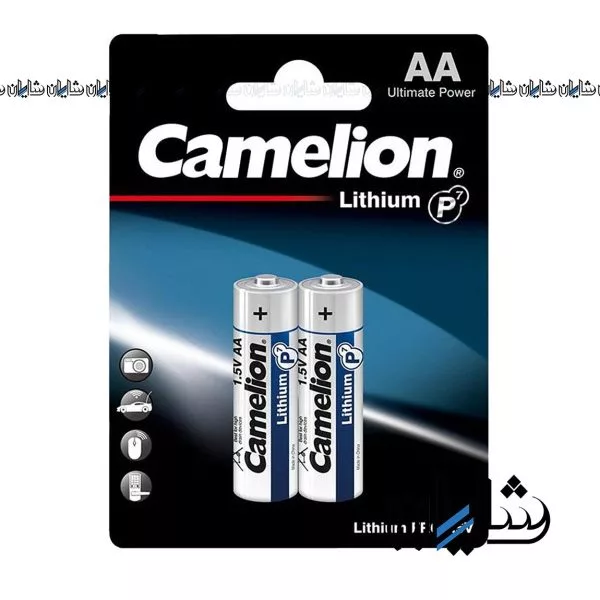 باتری قلمی کملیون مدل قلم لیتیوم بسته 2 عددی