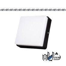 چراغ سقفی روکار آوش 12 وات بدنه مشکی پارس شعاع توس