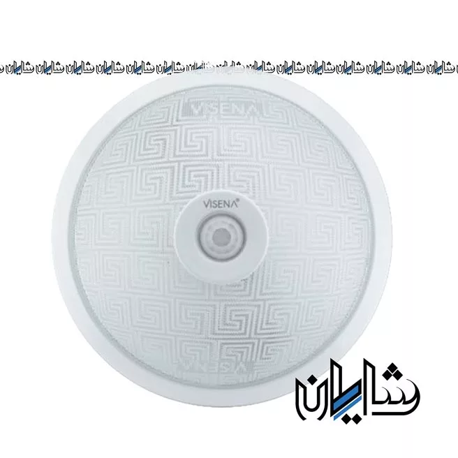 چراغ سقفی سنسوردار شیشه اي پایه فلزي ویسنا مدل VS 558