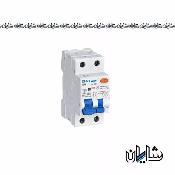 کلید محافظ جان ترکیبی تک پل+نول 25 آمپر چینت مدل NB1L-40