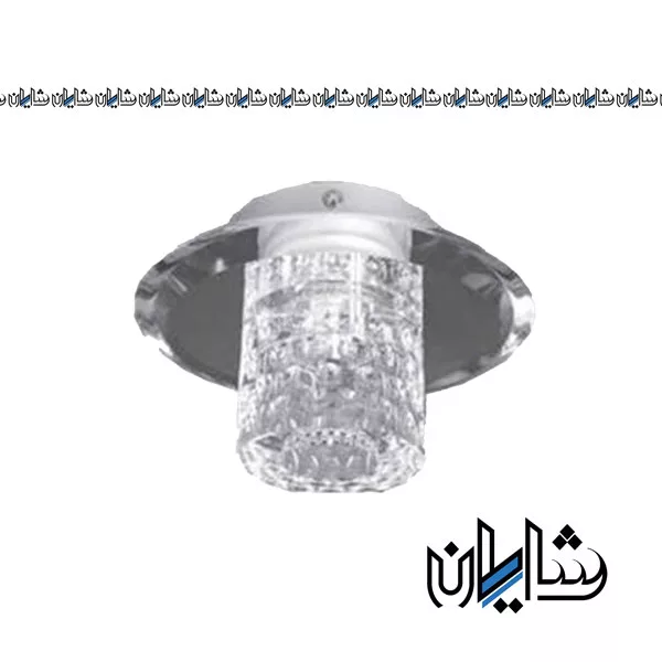چراغ دکوراتیو کریستالی 3 وات مدل 1012 بدنه سفید EDC
