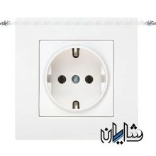 پریز برق ارت سرامیکی دلند الکتریک مدل آسا