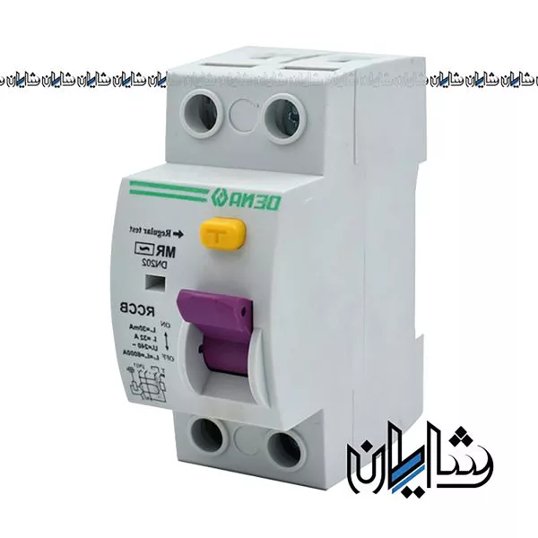 کلید محافظ جان 25 آمپر دو پل مگنتیک دنا الکتریک