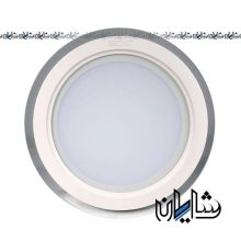 پنل سقفی توکار شیشه خور گرد 18 وات EDC