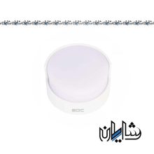 چراغ دیواری داخلی دیپ آکریلیک گرد 6 وات EDC