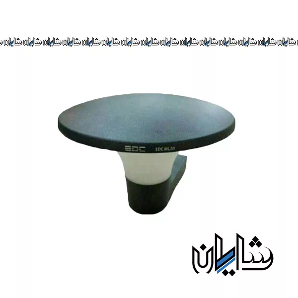 چراغ دیواری پارکی قارچی بدنه مشکی EDC