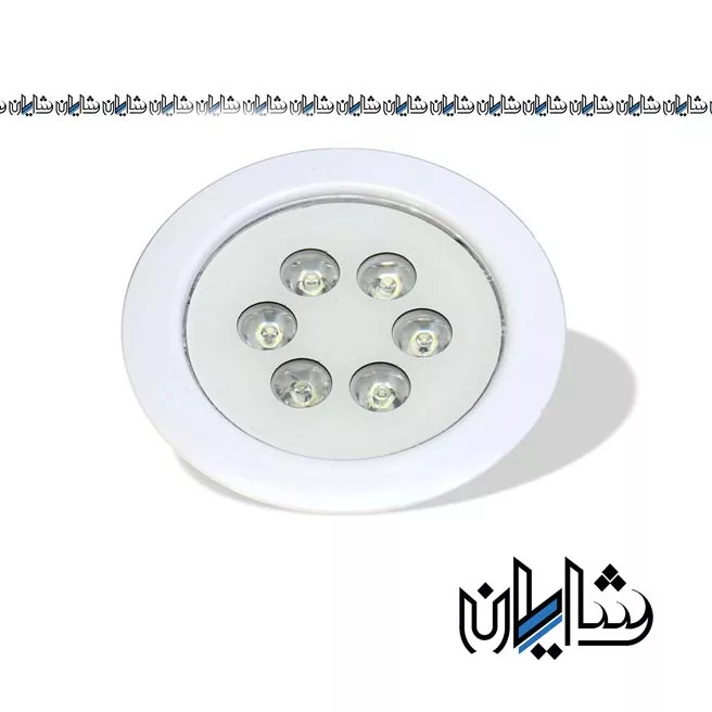 چراغ توکار استخری تک رنگ 6 وات Emax