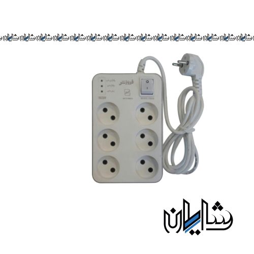 محافظ برق کامپیوتر 6 خانه فروزش FR600 با کابل 2.8متر